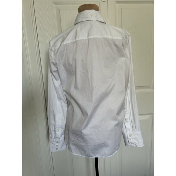Madewell $88 Poplin Utility-Pocket Button-Up Shirt, White Size 4 NU471 - Picture 8 of 15